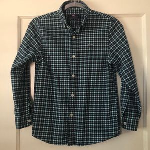 Boys Vineyard Vines flannel plaid shirt
